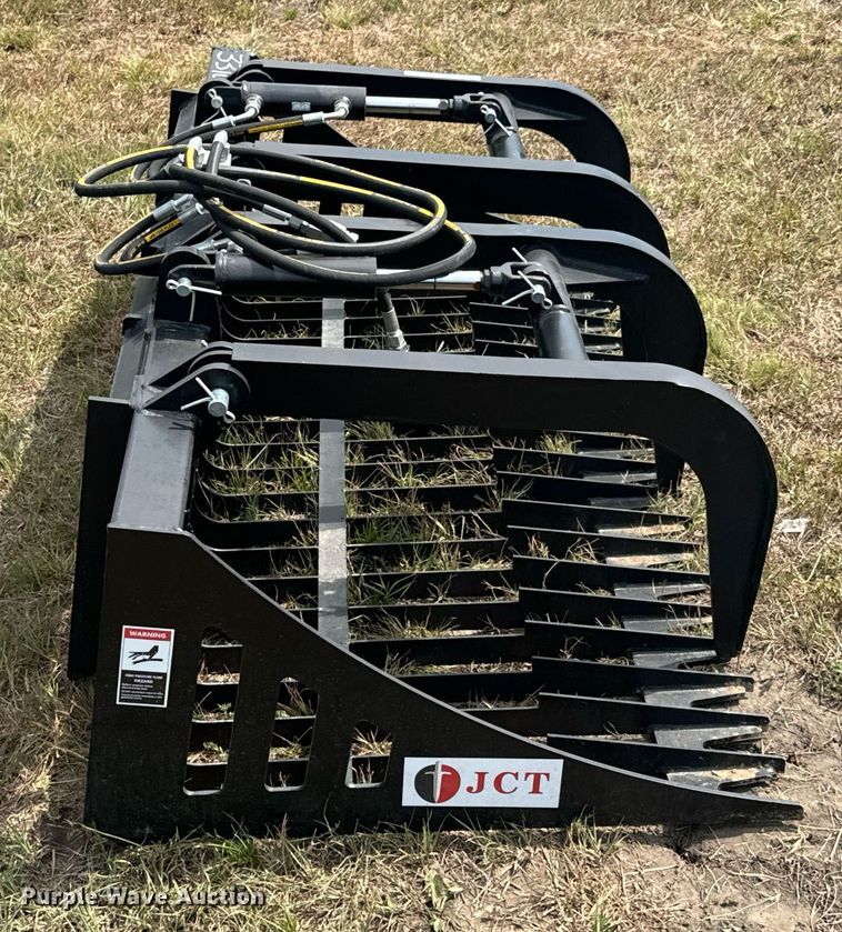 image for item DX1199 JCT Attachments skid steer grapple bucket