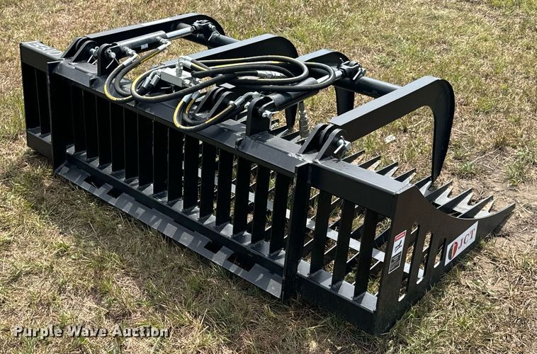 image for item DX1199 JCT Attachments skid steer grapple bucket