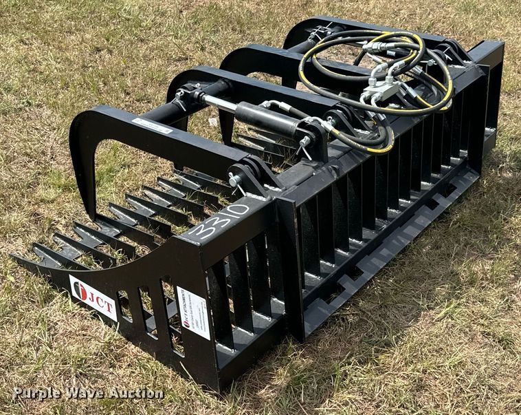 image for item DX1199 JCT Attachments skid steer grapple bucket