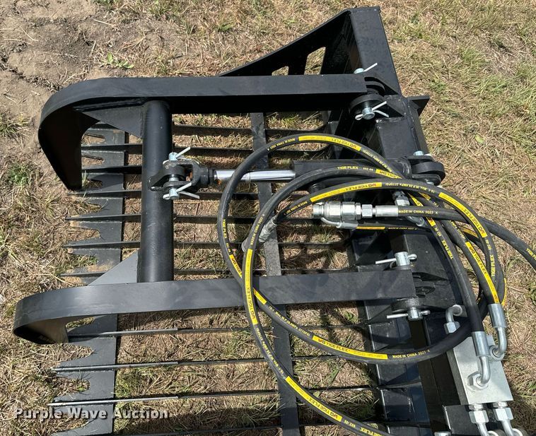 image for item DX1199 JCT Attachments skid steer grapple bucket