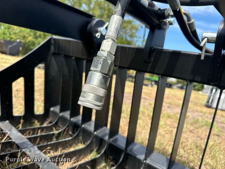 image for item DX1199 JCT Attachments skid steer grapple bucket