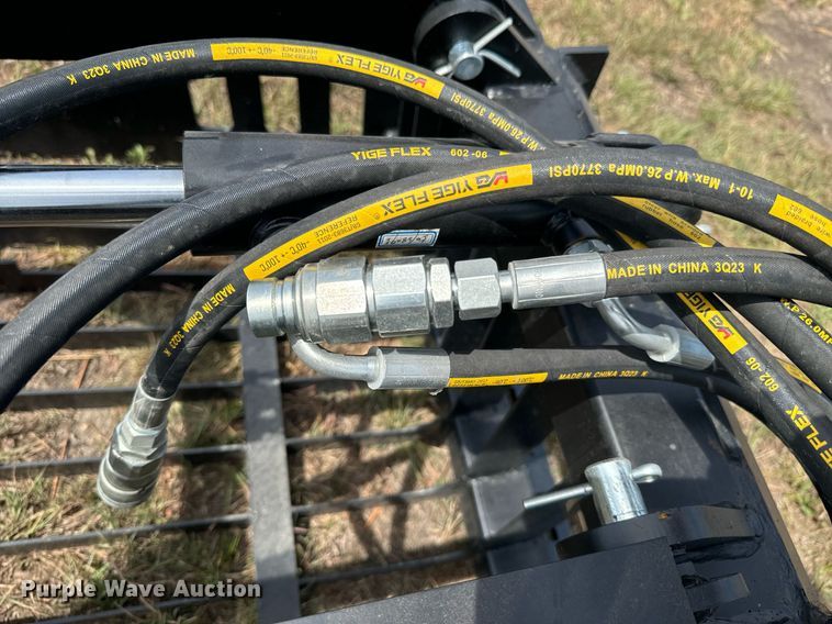 image for item DX1199 JCT Attachments skid steer grapple bucket