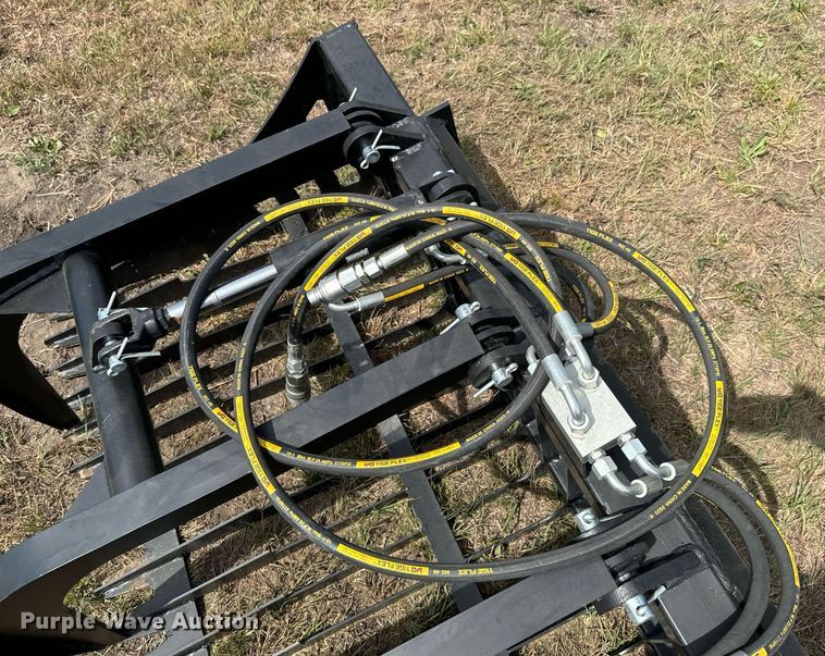 image for item DX1199 JCT Attachments skid steer grapple bucket