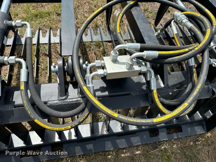 image for item DX1199 JCT Attachments skid steer grapple bucket