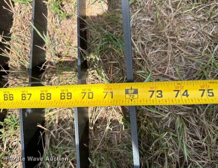 image for item DX1199 JCT Attachments skid steer grapple bucket