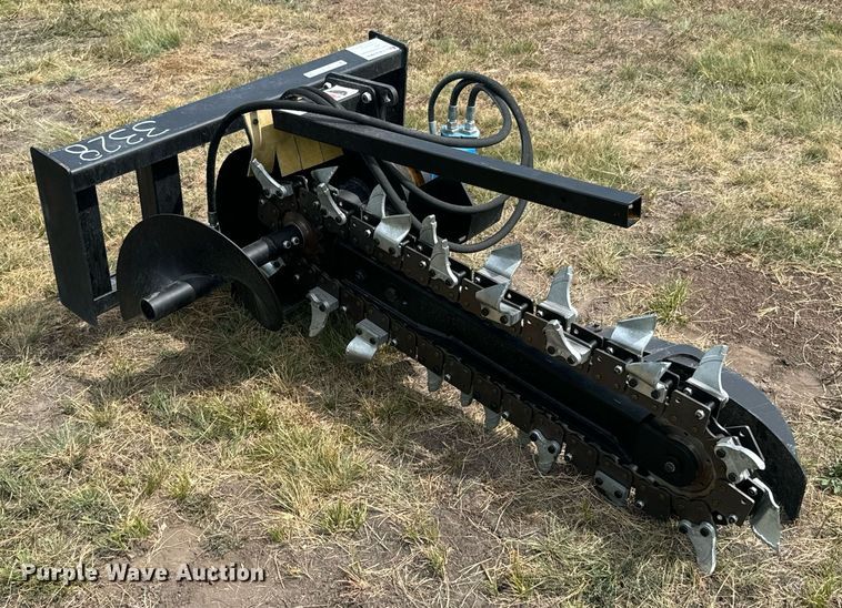 image for item DX1206 JCT Attachments skid steer trencher