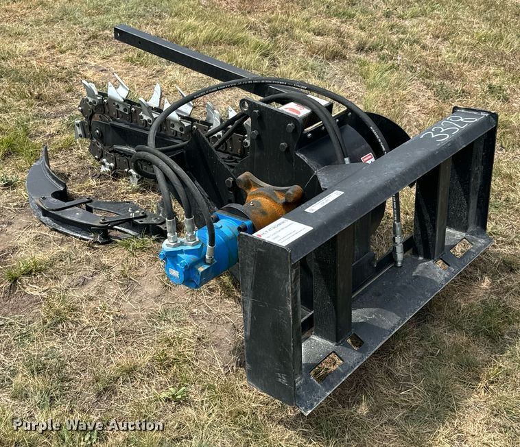 image for item DX1206 JCT Attachments skid steer trencher