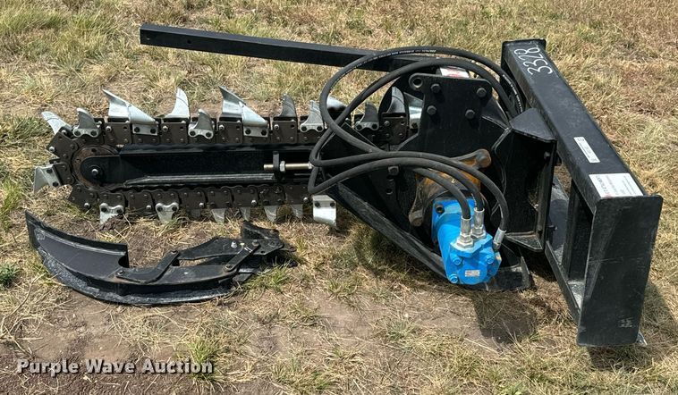 image for item DX1206 JCT Attachments skid steer trencher