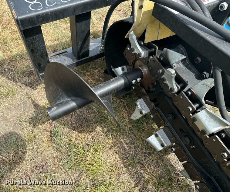 image for item DX1206 JCT Attachments skid steer trencher