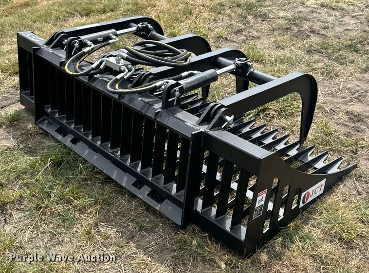 image for item DX1207 JCT Attachments skid steer grapple bucket