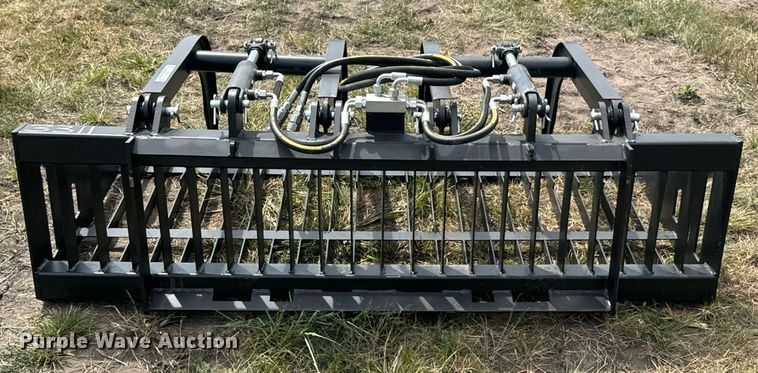 image for item DX1207 JCT Attachments skid steer grapple bucket