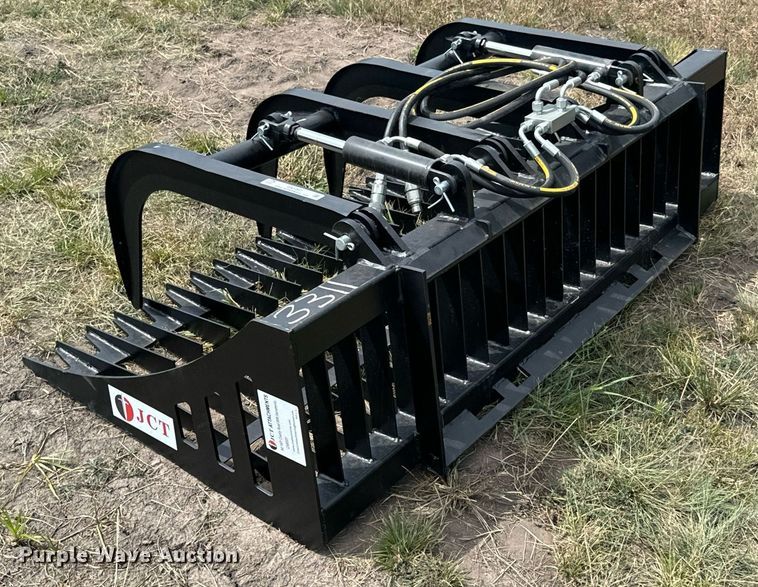 image for item DX1207 JCT Attachments skid steer grapple bucket