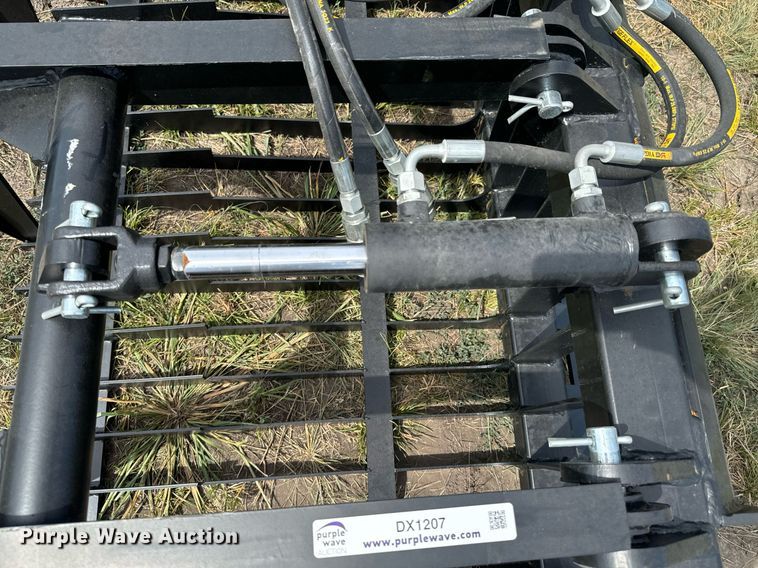 image for item DX1207 JCT Attachments skid steer grapple bucket