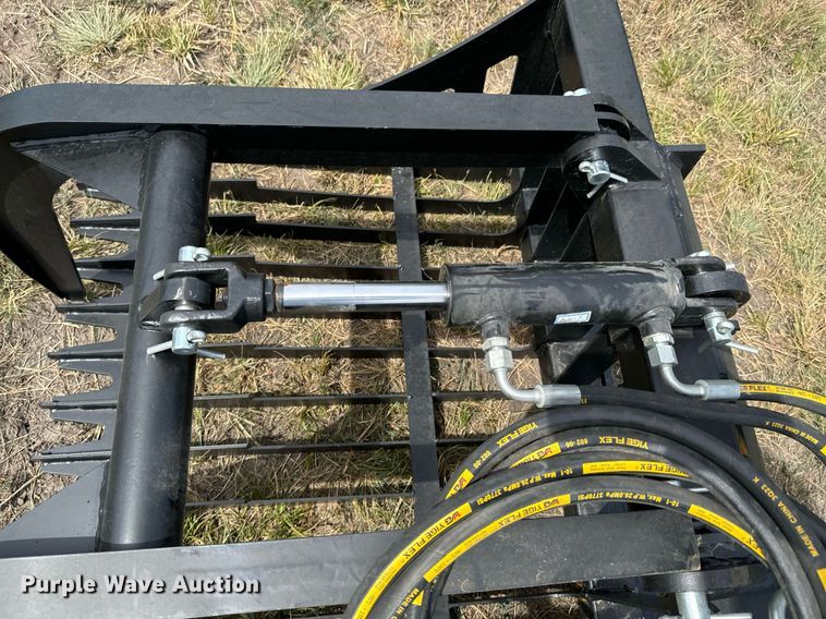 image for item DX1207 JCT Attachments skid steer grapple bucket