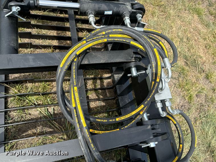 image for item DX1207 JCT Attachments skid steer grapple bucket