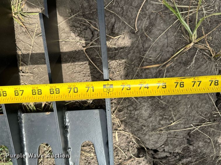 image for item DX1207 JCT Attachments skid steer grapple bucket