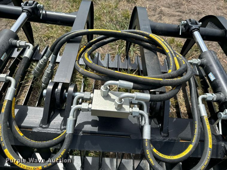 image for item DX1207 JCT Attachments skid steer grapple bucket