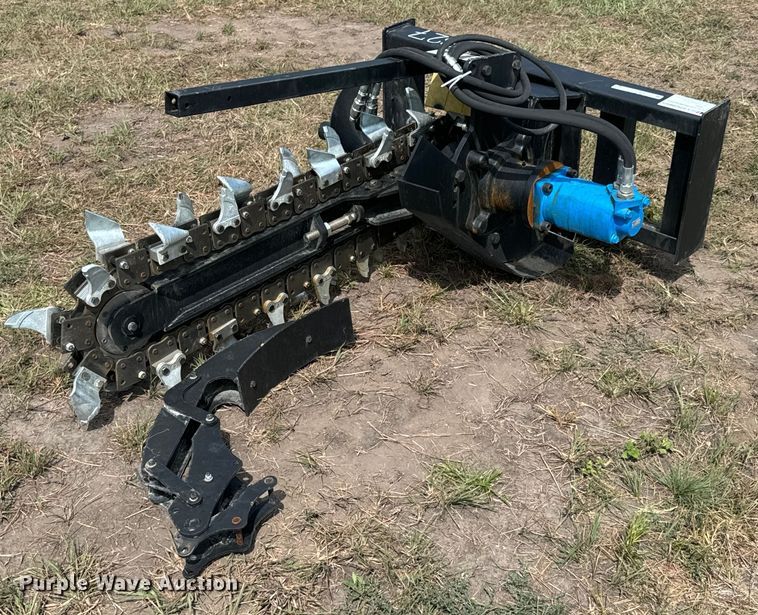image for item DX1209 JCT Attachments skid steer trencher