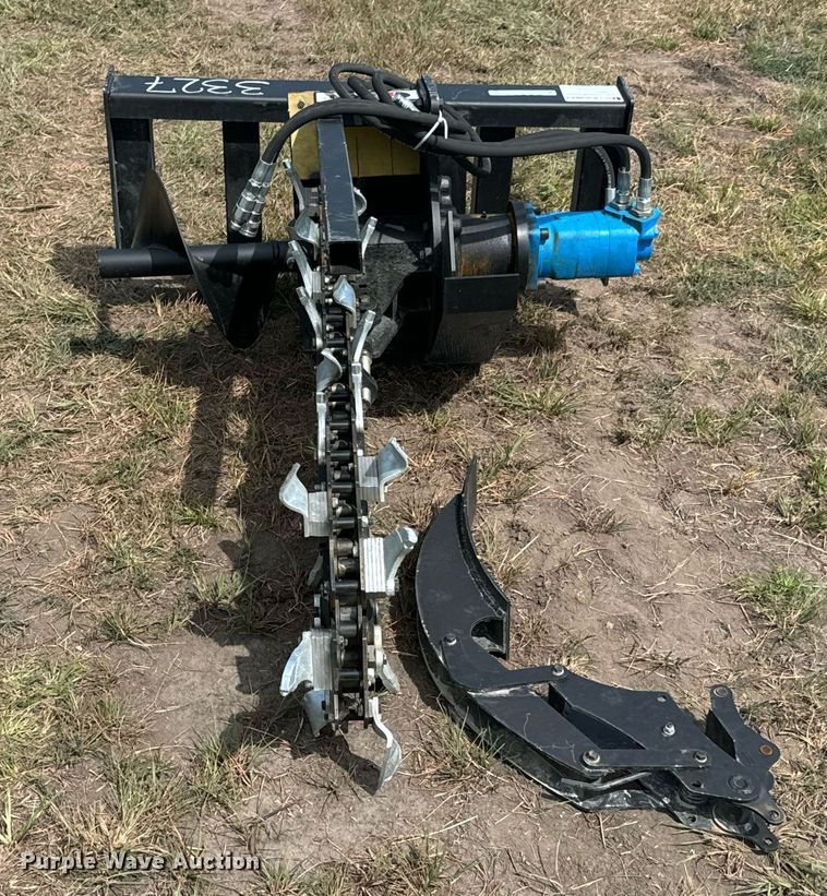 image for item DX1209 JCT Attachments skid steer trencher