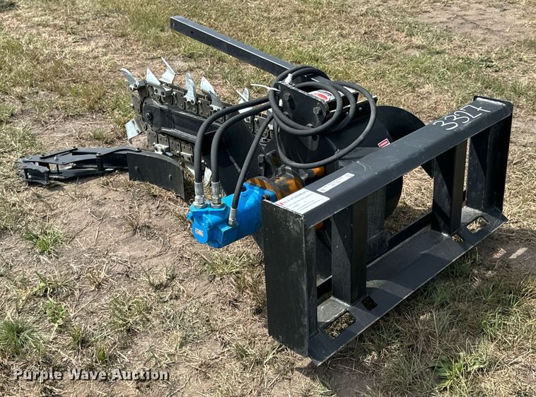 image for item DX1209 JCT Attachments skid steer trencher