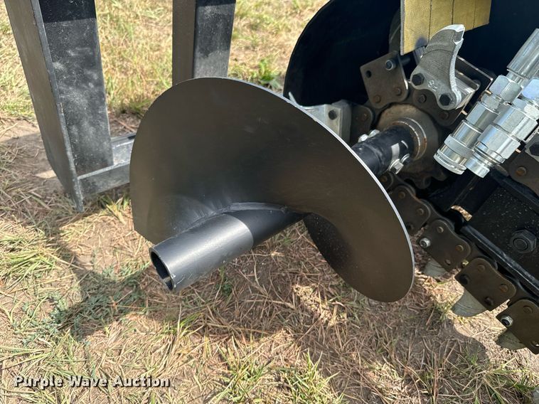 image for item DX1209 JCT Attachments skid steer trencher