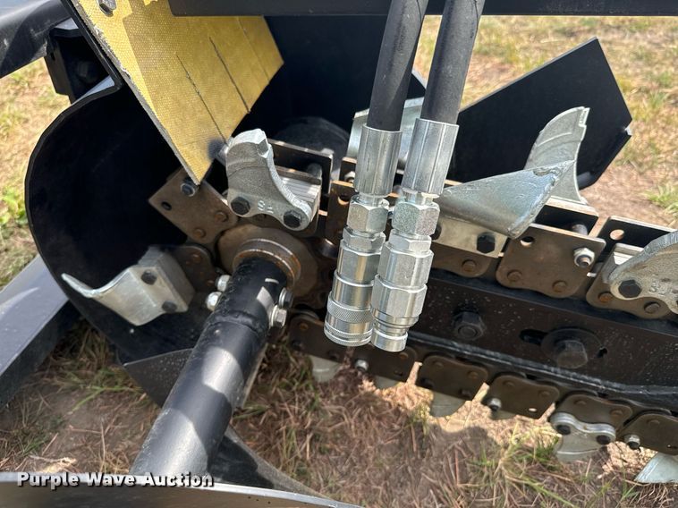 image for item DX1209 JCT Attachments skid steer trencher