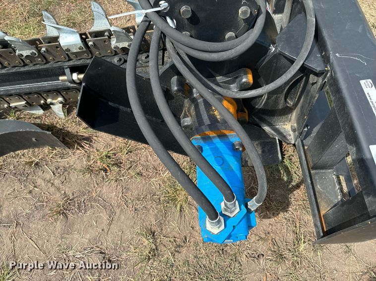 image for item DX1209 JCT Attachments skid steer trencher