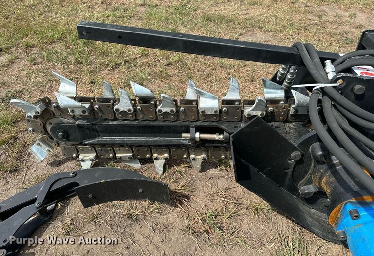 image for item DX1209 JCT Attachments skid steer trencher