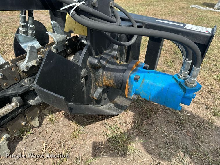 image for item DX1209 JCT Attachments skid steer trencher