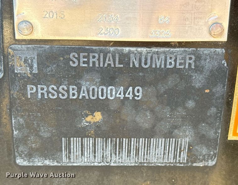 image for item DX1216 2013 Caterpillar skid steer dozer blade