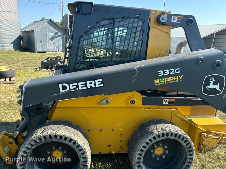 image for item EE7588 2021 John Deere 332G skid steer loader
