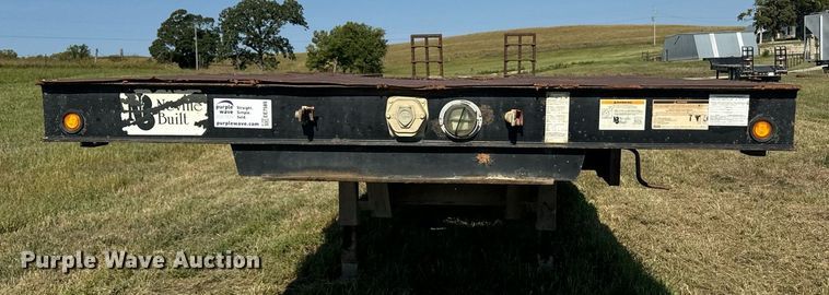image for item EE7589 2011 Neville Built drop deck equipment trailer