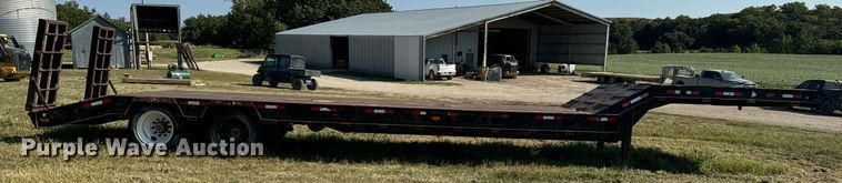 image for item EE7589 2011 Neville Built drop deck equipment trailer