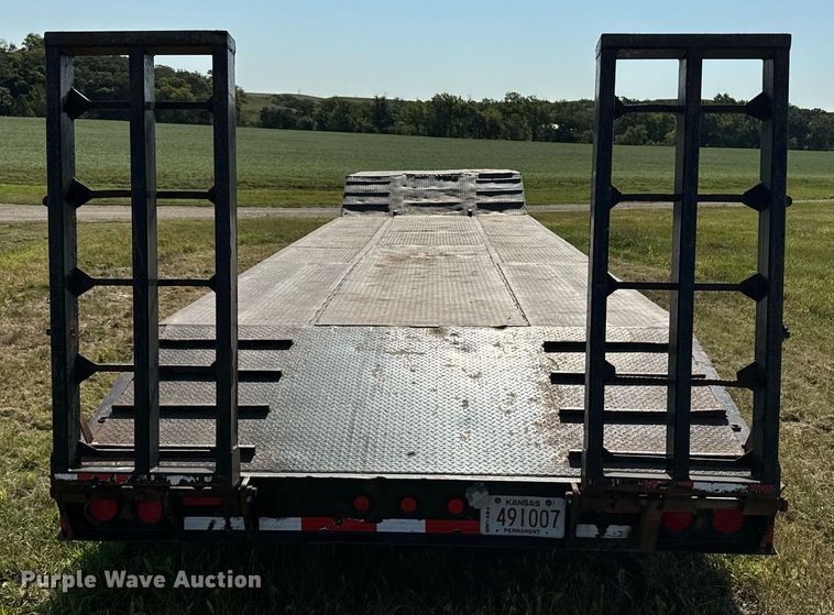 image for item EE7589 2011 Neville Built drop deck equipment trailer