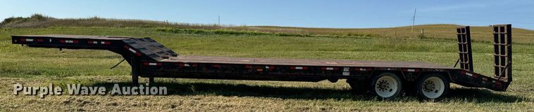 image for item EE7589 2011 Neville Built drop deck equipment trailer