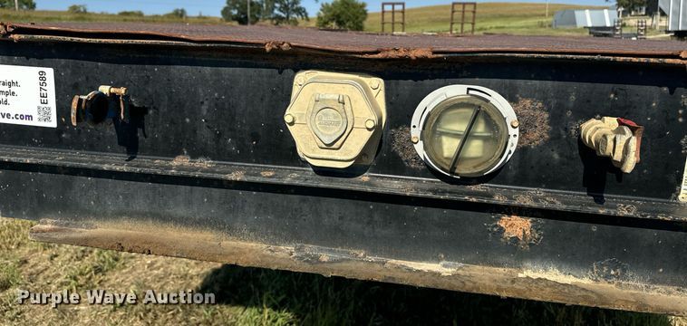image for item EE7589 2011 Neville Built drop deck equipment trailer