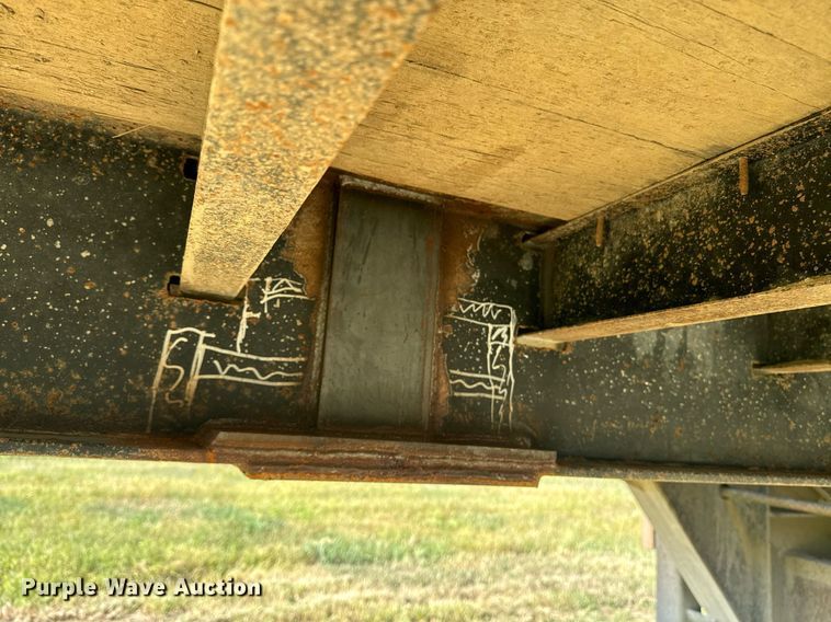 image for item EE7589 2011 Neville Built drop deck equipment trailer