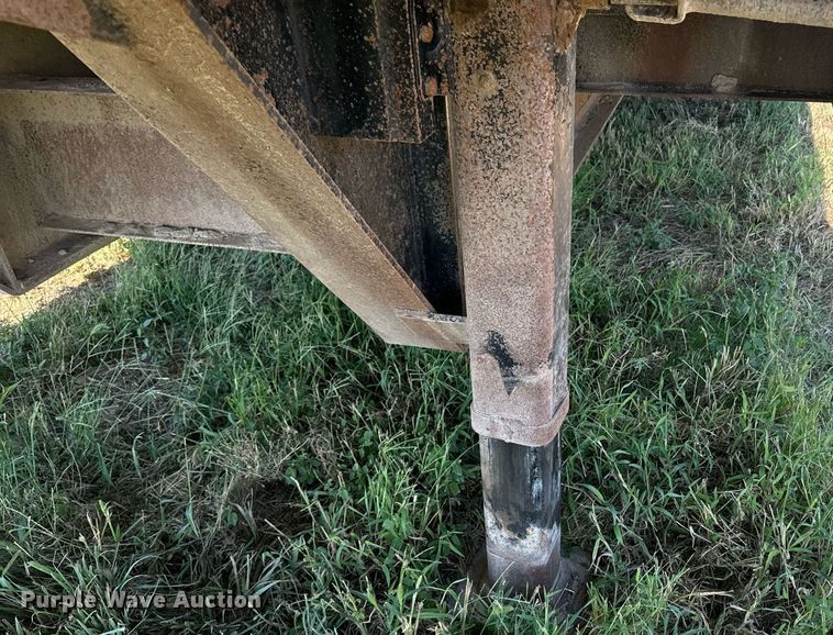 image for item EE7589 2011 Neville Built drop deck equipment trailer