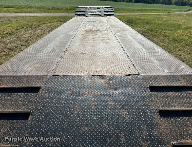 image for item EE7589 2011 Neville Built drop deck equipment trailer