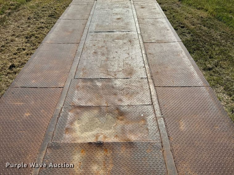 image for item EE7589 2011 Neville Built drop deck equipment trailer