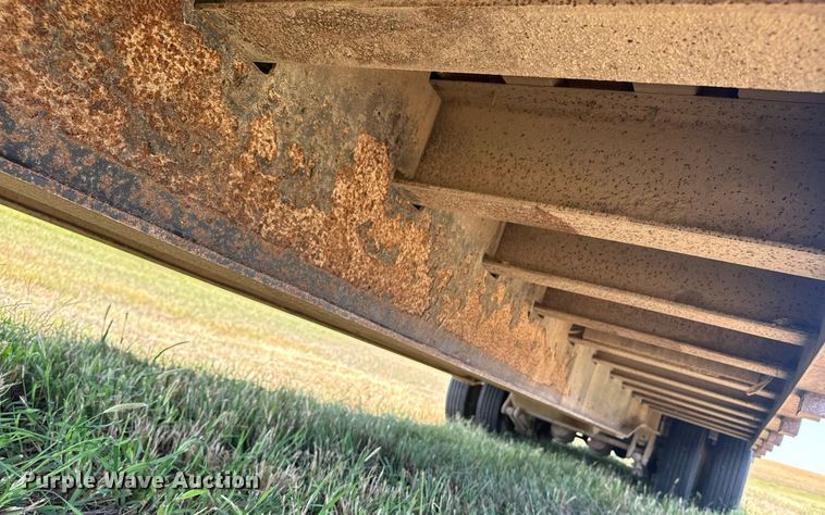 image for item EE7589 2011 Neville Built drop deck equipment trailer