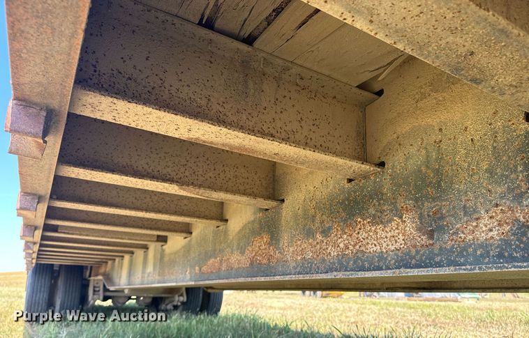 image for item EE7589 2011 Neville Built drop deck equipment trailer