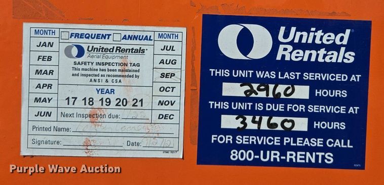 image for item EE8480 2013 JLG  600SJ boom lift