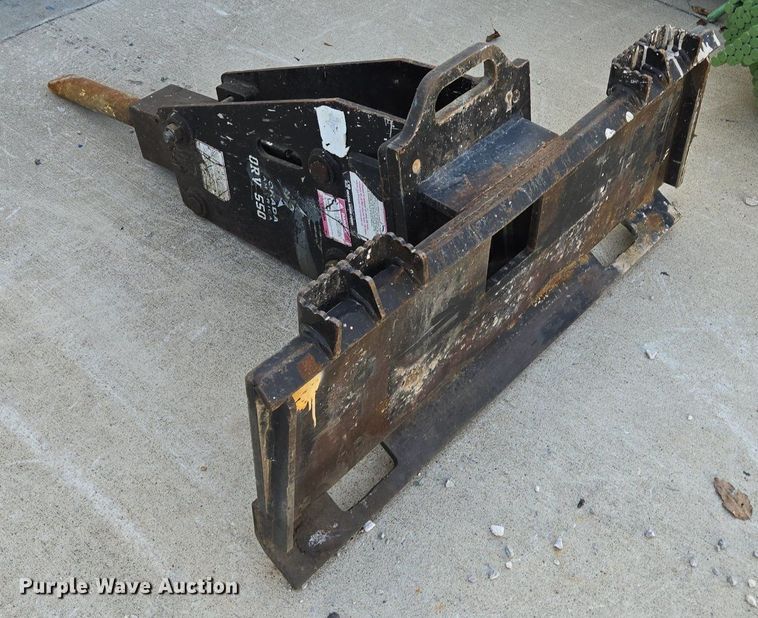 image for item EE8487 Okada America ORV550 skid steer breaker