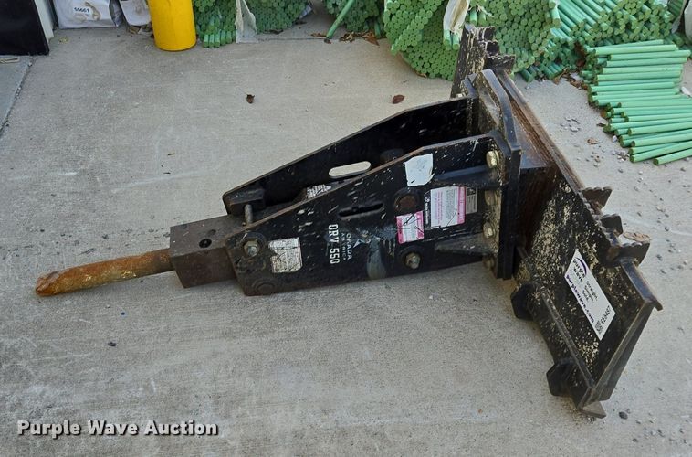 image for item EE8487 Okada America ORV550 skid steer breaker