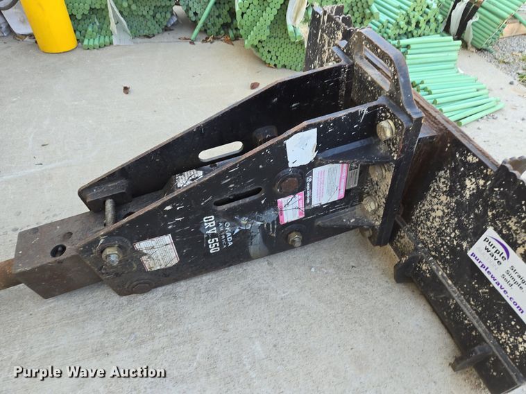 image for item EE8487 Okada America ORV550 skid steer breaker