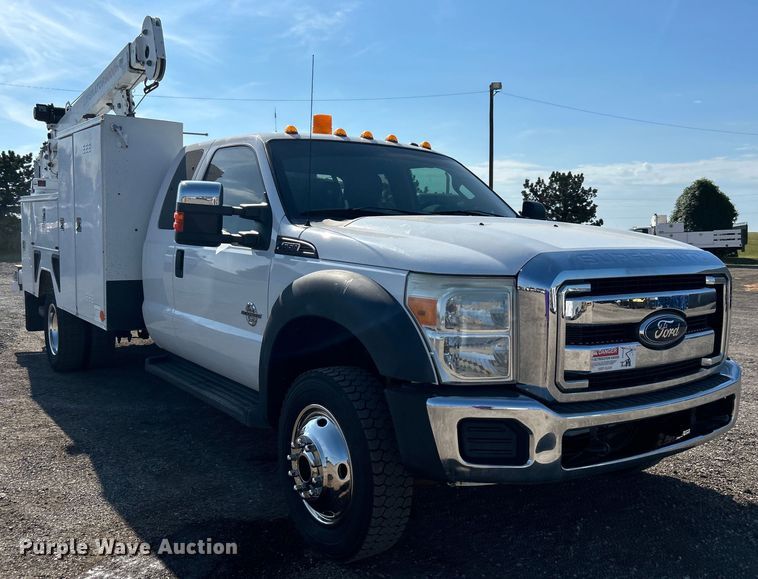 image for item EG0990 2012 Ford F550 Super Duty XL SuperCab utility / service truck