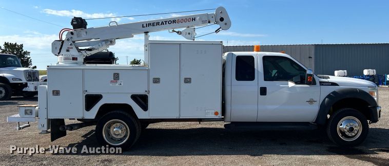 image for item EG0990 2012 Ford F550 Super Duty XL SuperCab utility / service truck