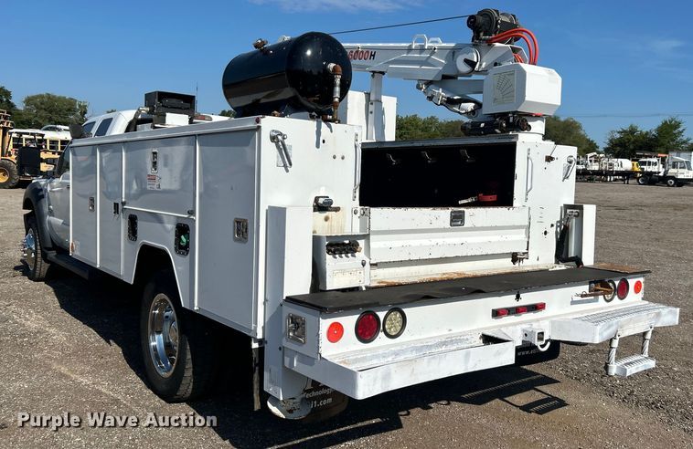 image for item EG0990 2012 Ford F550 Super Duty XL SuperCab utility / service truck