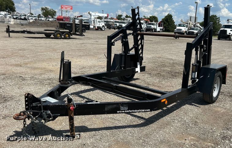 image for item EG0996 2008 Kiefer Built reel trailer